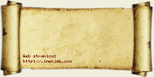 Dina Trakilović vizit kartica